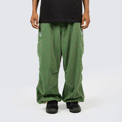 Visitor Wide Fit Cargo Pants - Green