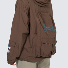 Pleasures Triple Modular Jacket - Coffee - Crowdless