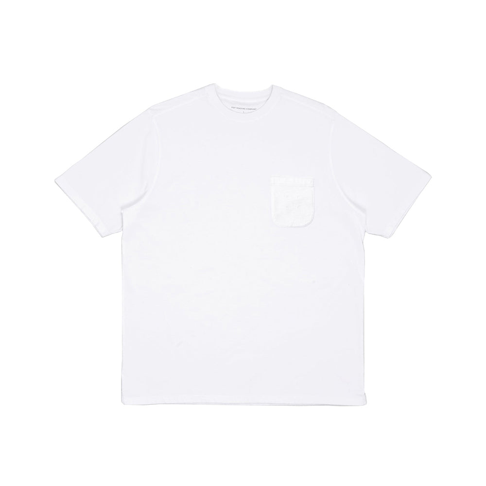 Pop Trading Company Pop Pocket T-Shirt - White - Crowdless