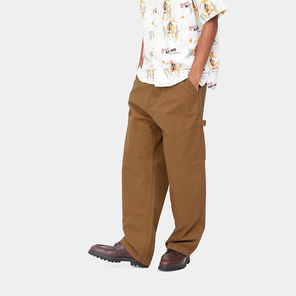 Carhartt WIP Wide Panel Pant - Hamilton Brown Rinsed - Crowdless