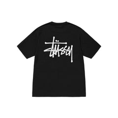 Stüssy Basic Stüssy Tee Pigment Dyed - Black - Crowdless