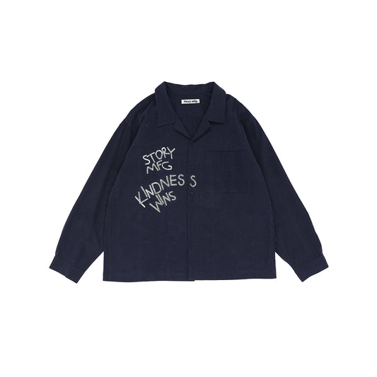 Story mfg Greetings Shirt LS - Kindness Wins Ink - Crowdless