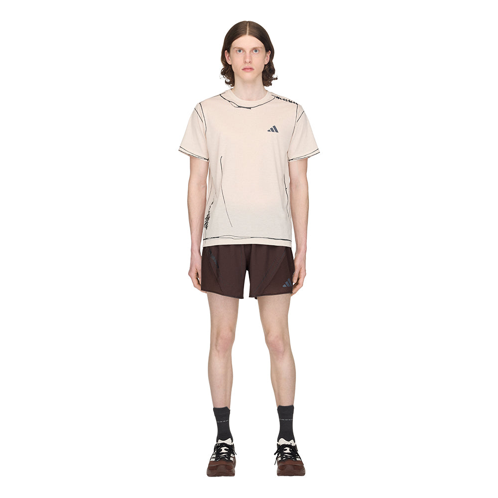 adidas ADI365 SFTM Running Shorts - Aurora Coffee - Crowdless