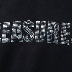 Pleasures Rhinestone Impact Hoodie - Black - Crowdless