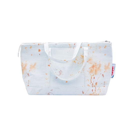 Rust Tote - White/Rust