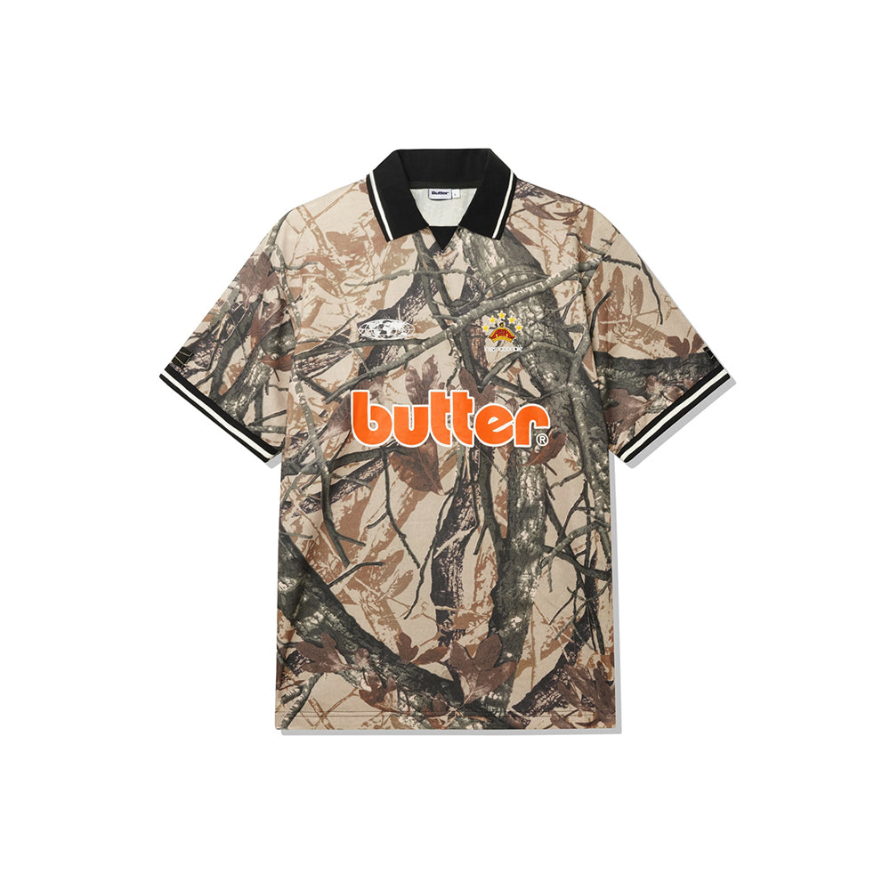 Butter Goods Foliage Camo Jersey - Tan - Crowdless