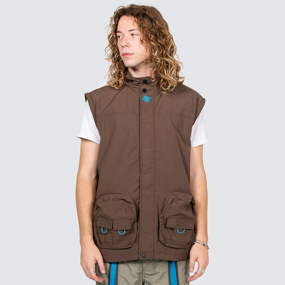 Pleasures Triple Modular Jacket - Coffee - Crowdless