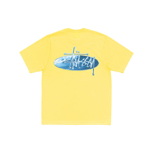 Wave Oval Tee - Lemon