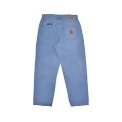 Pop Crest Denim Drs Pants - Stonewash