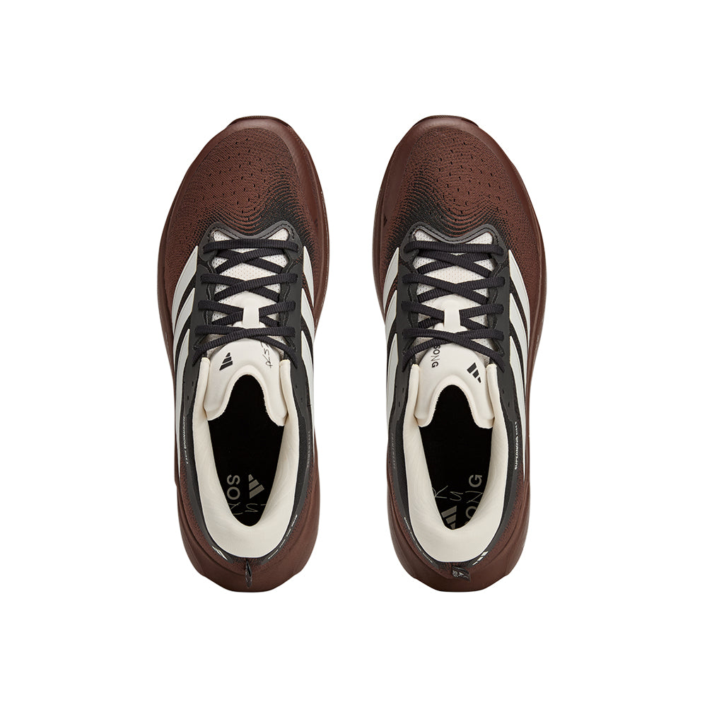 adidas SFTM Supernova Rise 3 running shoes in Auburn, top view showcasing lightweight athletic footwear.