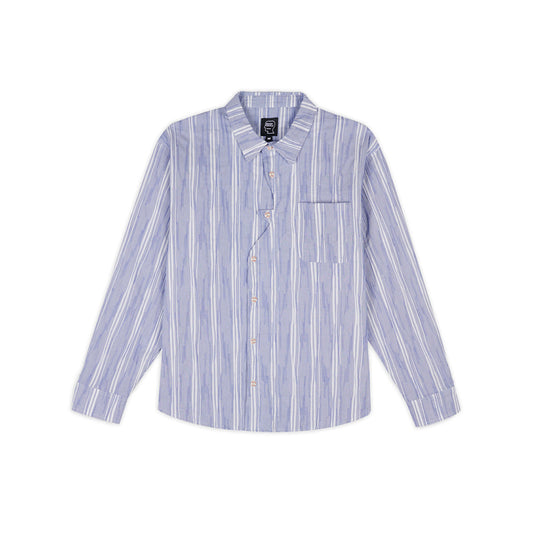 Organic Placket Shirt - Blue