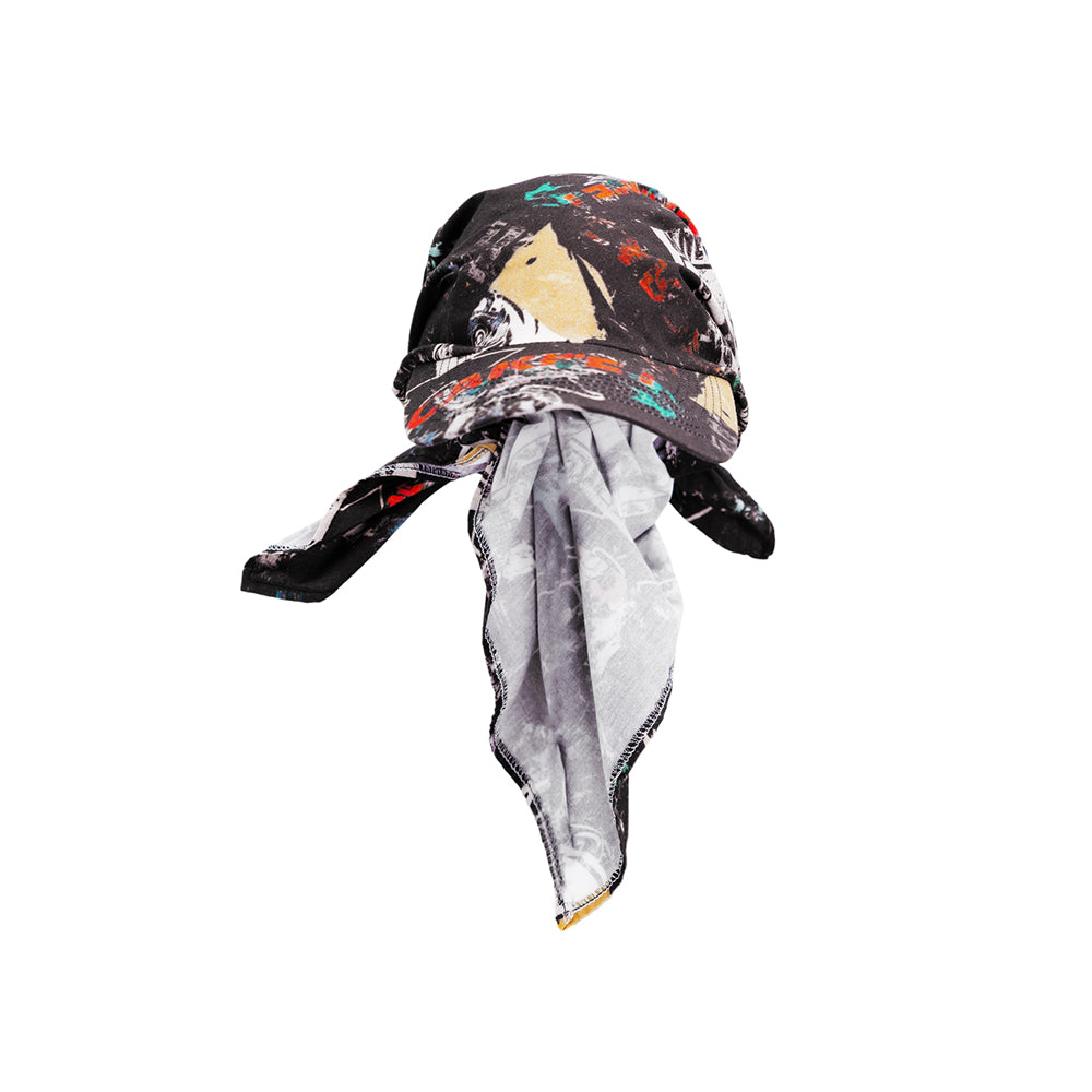 Rag Tee Bandana Hat - Black