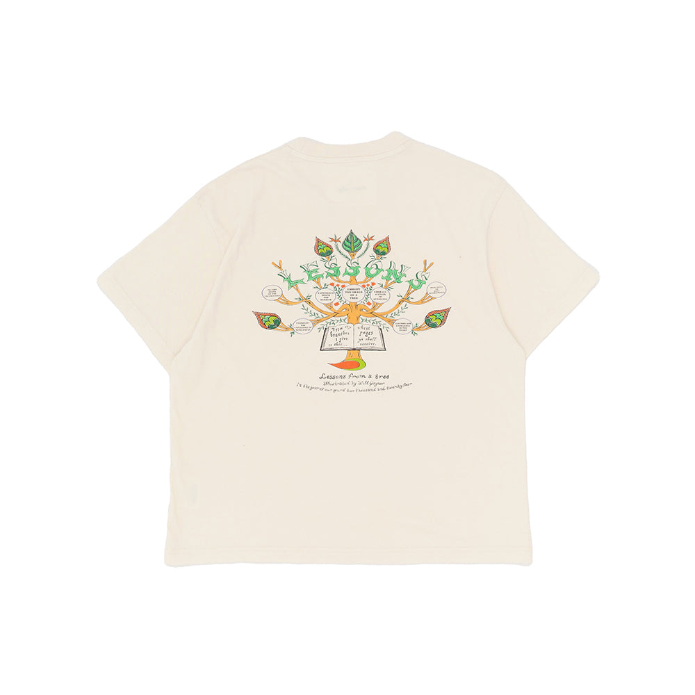 Story mfg Grateful Tee SS - Ecru Lesson - Crowdless