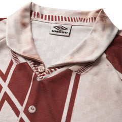 Umbro 90 92 Kit Polo in dirty white with classic short-sleeve design