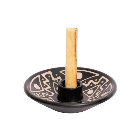 Palo Santo Holder - Black/White