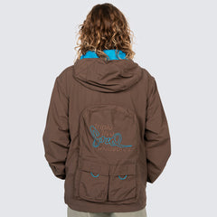 Pleasures Triple Modular Jacket - Coffee - Crowdless