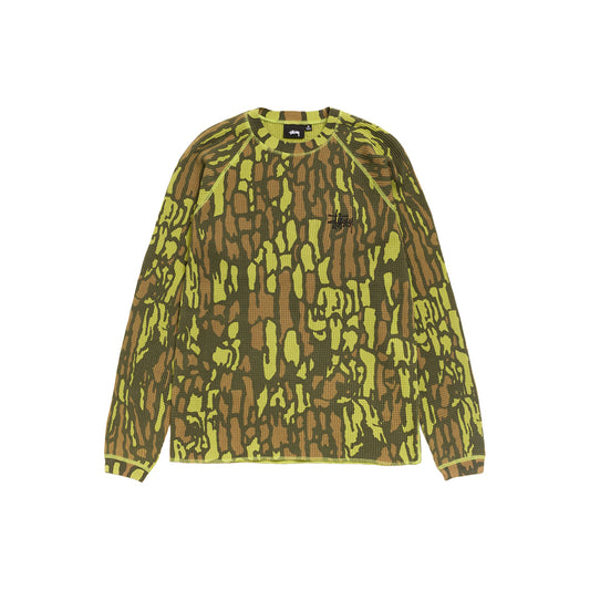 Basic Stüssy Thermal - Tree Bark Camo