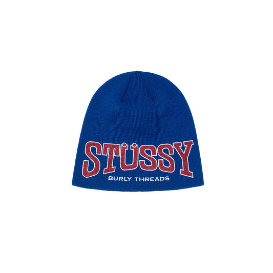 Stüssy Skullcap Burly Threads - Blue - Crowdless