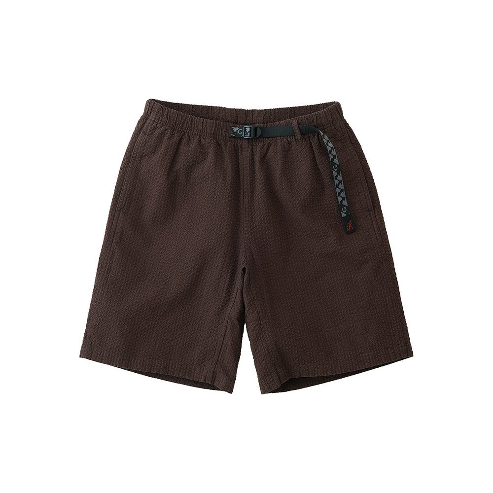 O.G. Micro Plaid Seersucker G-Short - Tobacco