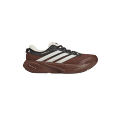 adidas SFTM Supernova Rise 3 running shoes in auburn color, side view showing sleek design and supportive sole.