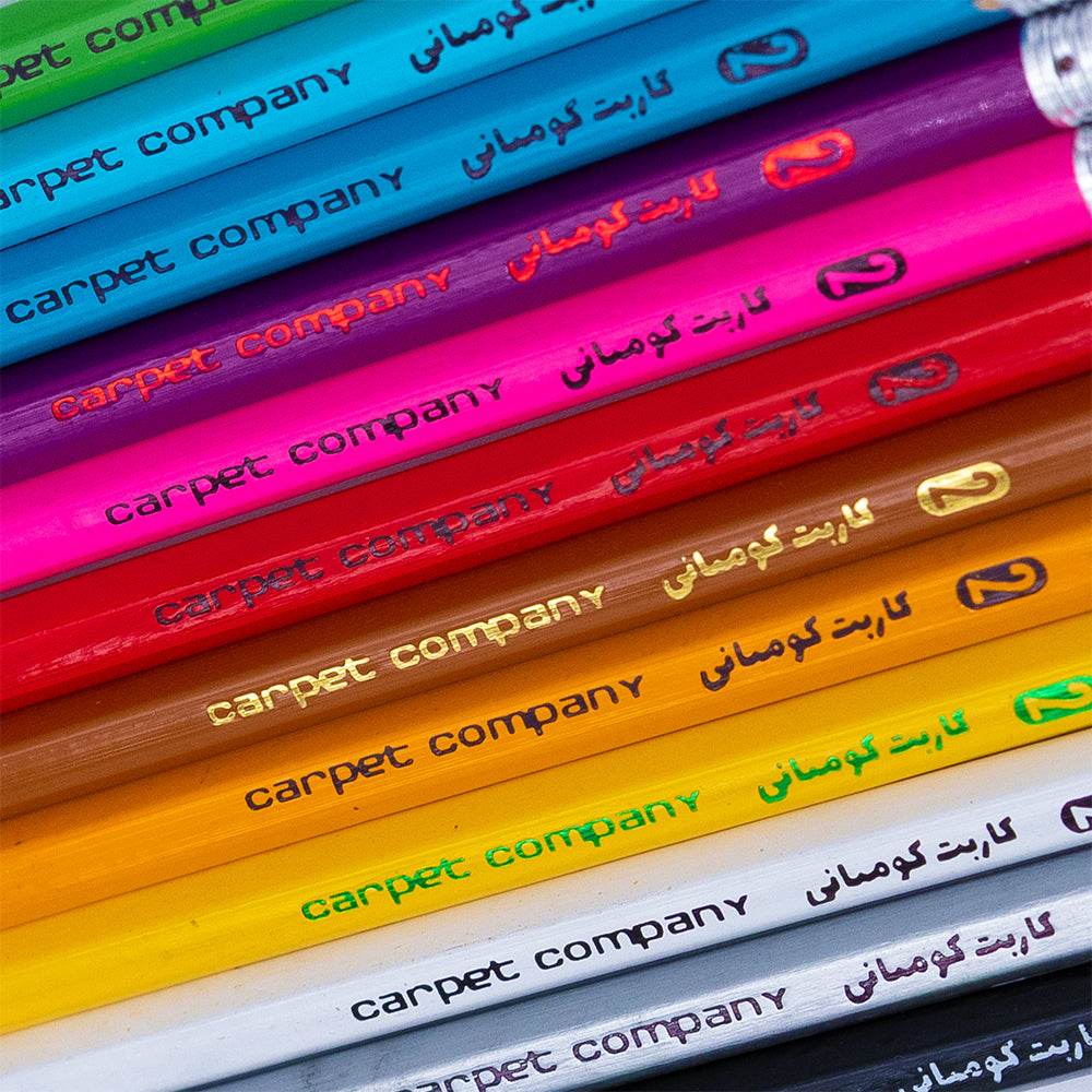 Carpet Company #2 Pencil - 12 Pack Multi - Crowdless