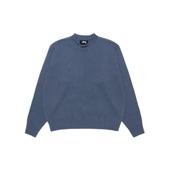 Surfman Mock Sweater - Washed Blue