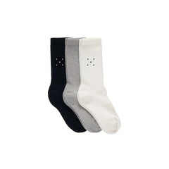 Pop Socks 3-Pack - Black/Off White/Grey