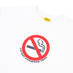 Carpet Company Smoking Kills Tee - White - Crowdless