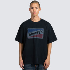 Pleasures Box Logo Heavyweight Shirt - Black - Crowdless