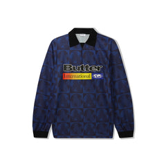 Butter Goods Atlas L/S Jersey - Navy - Crowdless