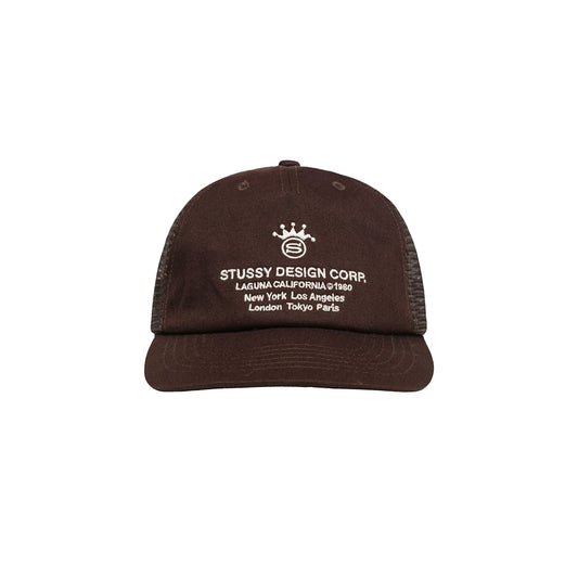 Low Profile Design Corp Trucker Snapback - Brown