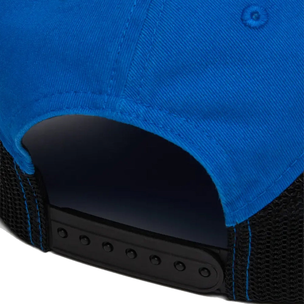 Stüssy Lp Service Mesh Strapback Cap - Blue - Crowdless