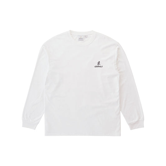 One Point Logo L/S Tee - White