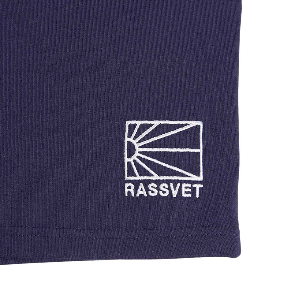 Rassvet Logo Shorts Knit - Navy - Crowdless