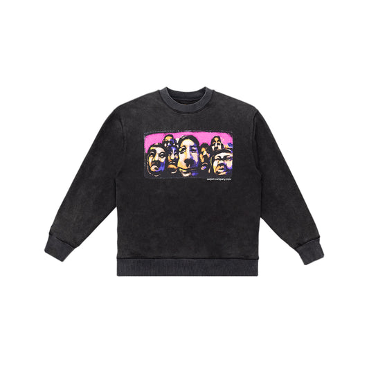 Tourist Faded Crewneck - Washed Black