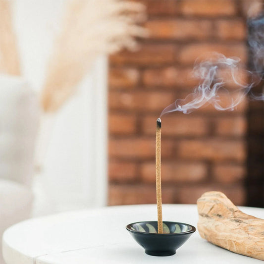 Incense Holder - Black/White Pattern