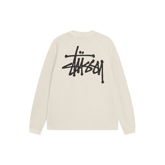 Raglan Thermal LS Crew - Bone