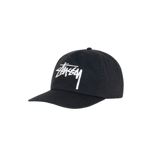 Mid-Depth Big Stock Snapback - Shadow Black