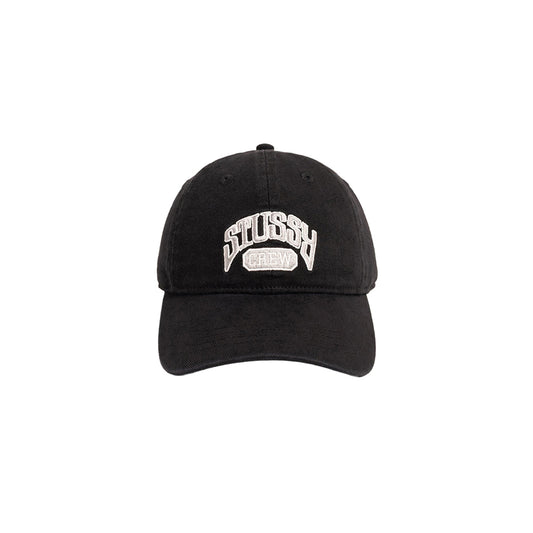 Low Profile Stüssy Crew Strapback - Black