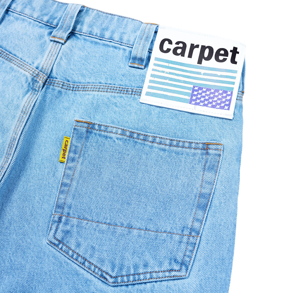 Carpet Company Flag Jeans - Blue - Crowdless