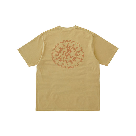 Gramicci Sun Tee - Mustard Pigment - Crowdless