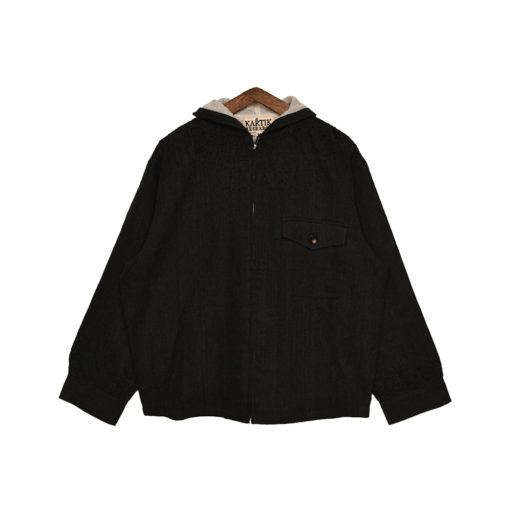Kartik Research Zip Hoodie - Charcoal - Crowdless