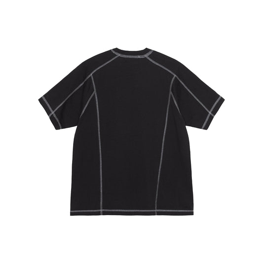 Stüssy Wave Cotton Crew - Black - Crowdless