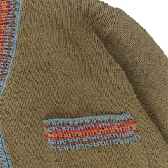 Bulb Knit Cardigan - Olive