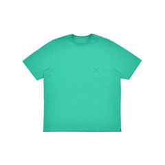 Pop Pocket T-Shirt Peacock - Green/Rio Red