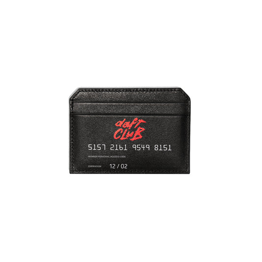Pleasures Daft Club Cardholder - Black - Crowdless