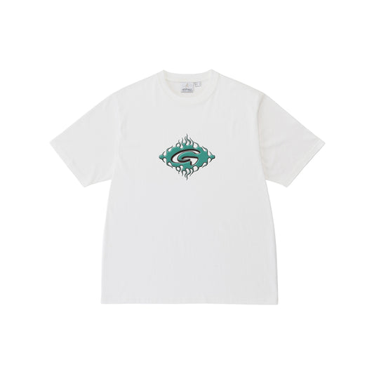 Flames Tee - White