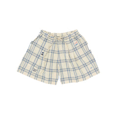 Story mfg Bridge Shorts - French Gingham Interrupted - Crowdless