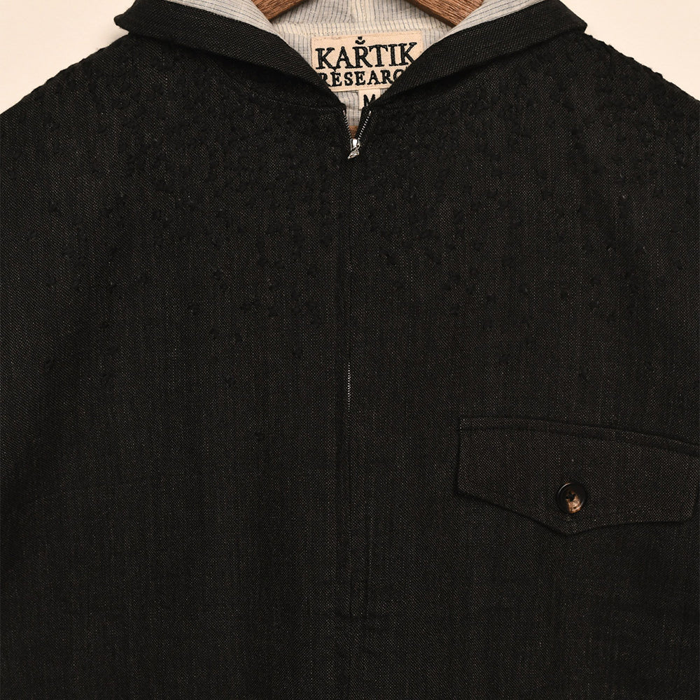 Kartik Research Zip Hoodie - Charcoal - Crowdless