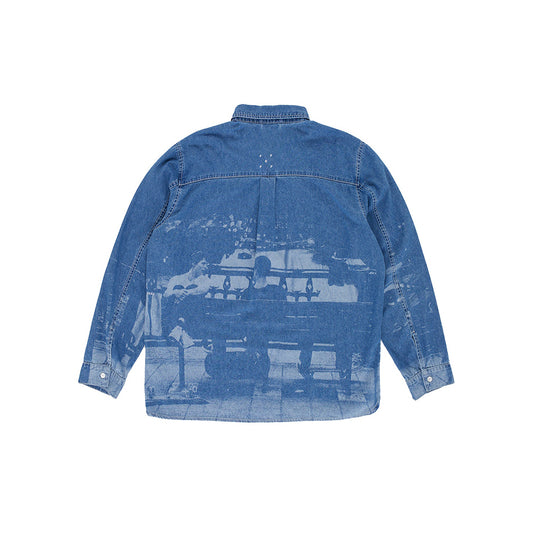 Pop Denim Shirt - Rinsed Denim